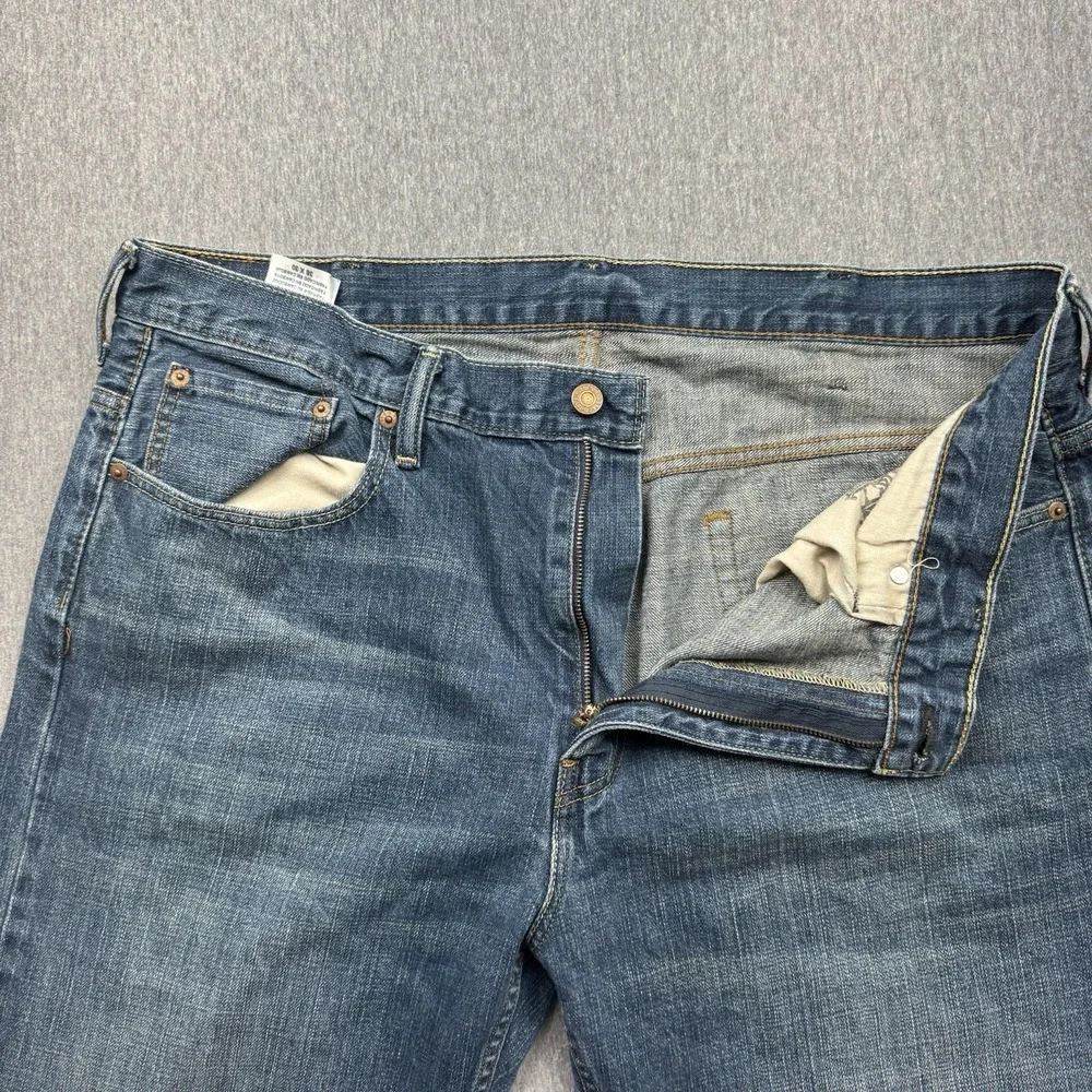 Levis Jeans Mens Sz 38x30 569 Loose Fit Straight Leg Denim Pants Baggy Whiskered